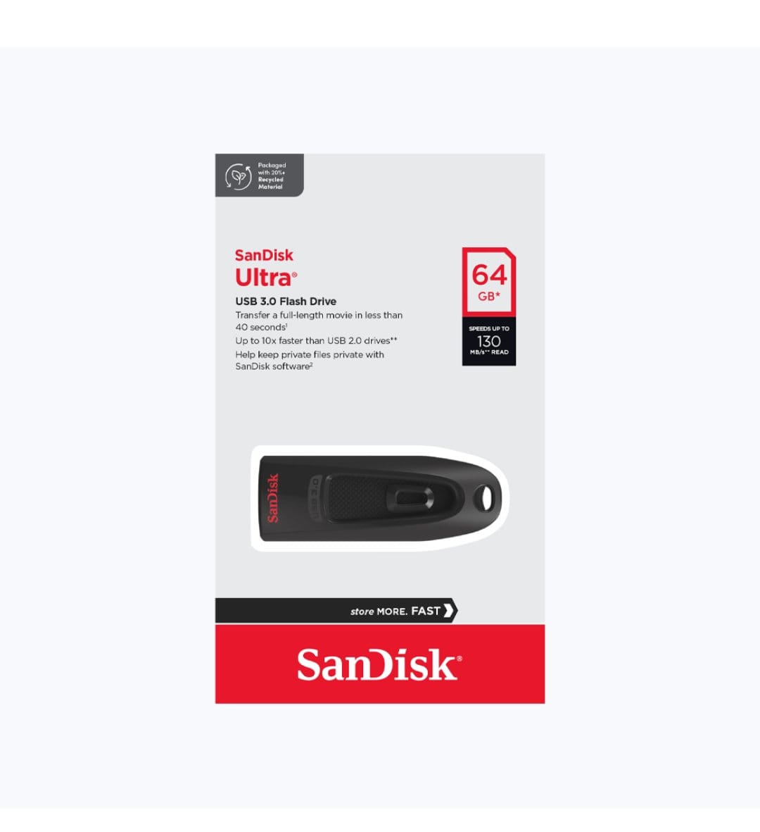 2026/02/332470.jpg SanDisk Ultra 3.0 USB Pen Drive 64 GB. - Image 1