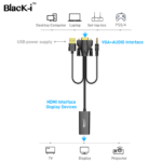 Black-i VGA to HDMI Converter with Audio - Image 3