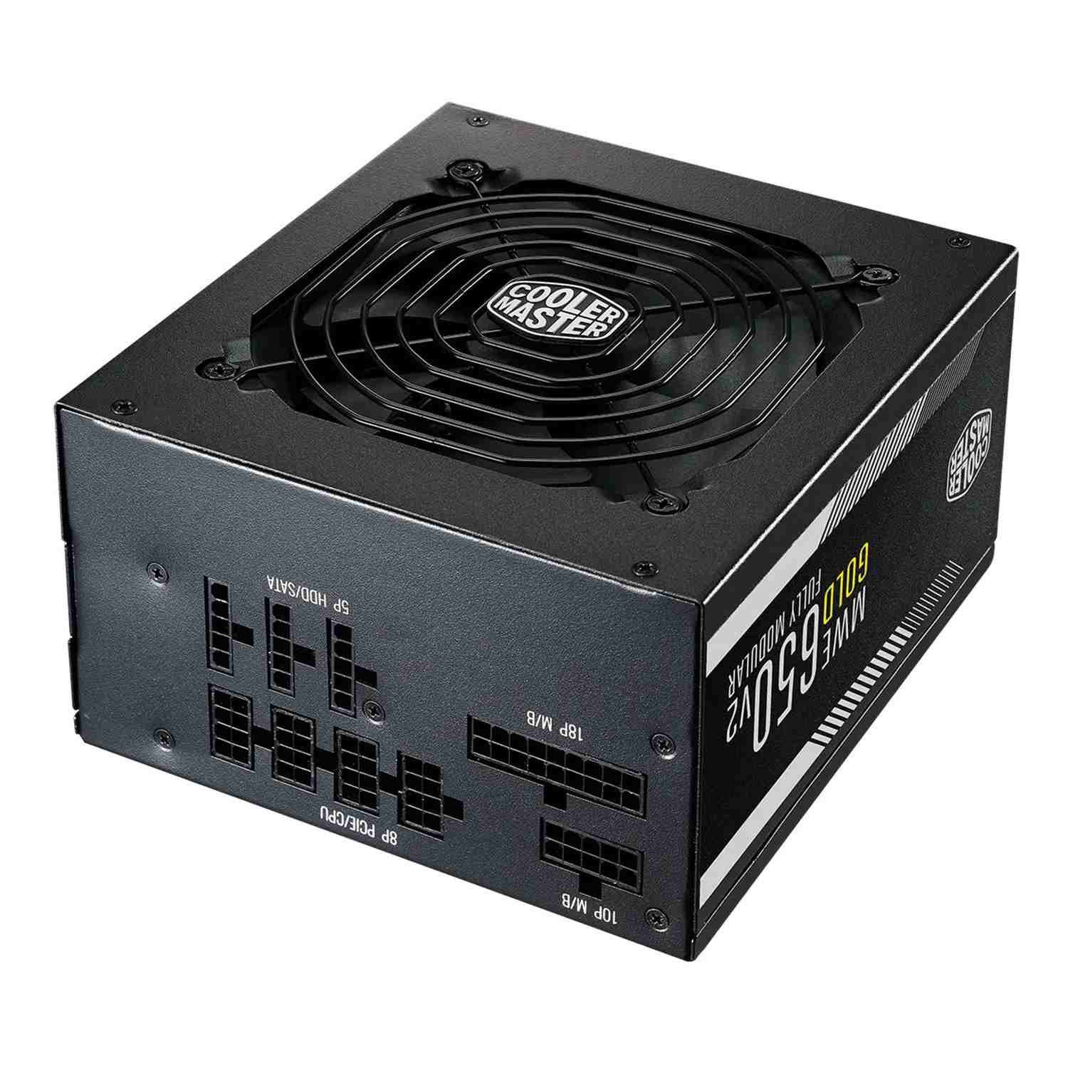 2026/03/367042.jpg Cooler Master MWE 650 Watt V2 80 Plus Gold Full Modular SMPS - Image 1