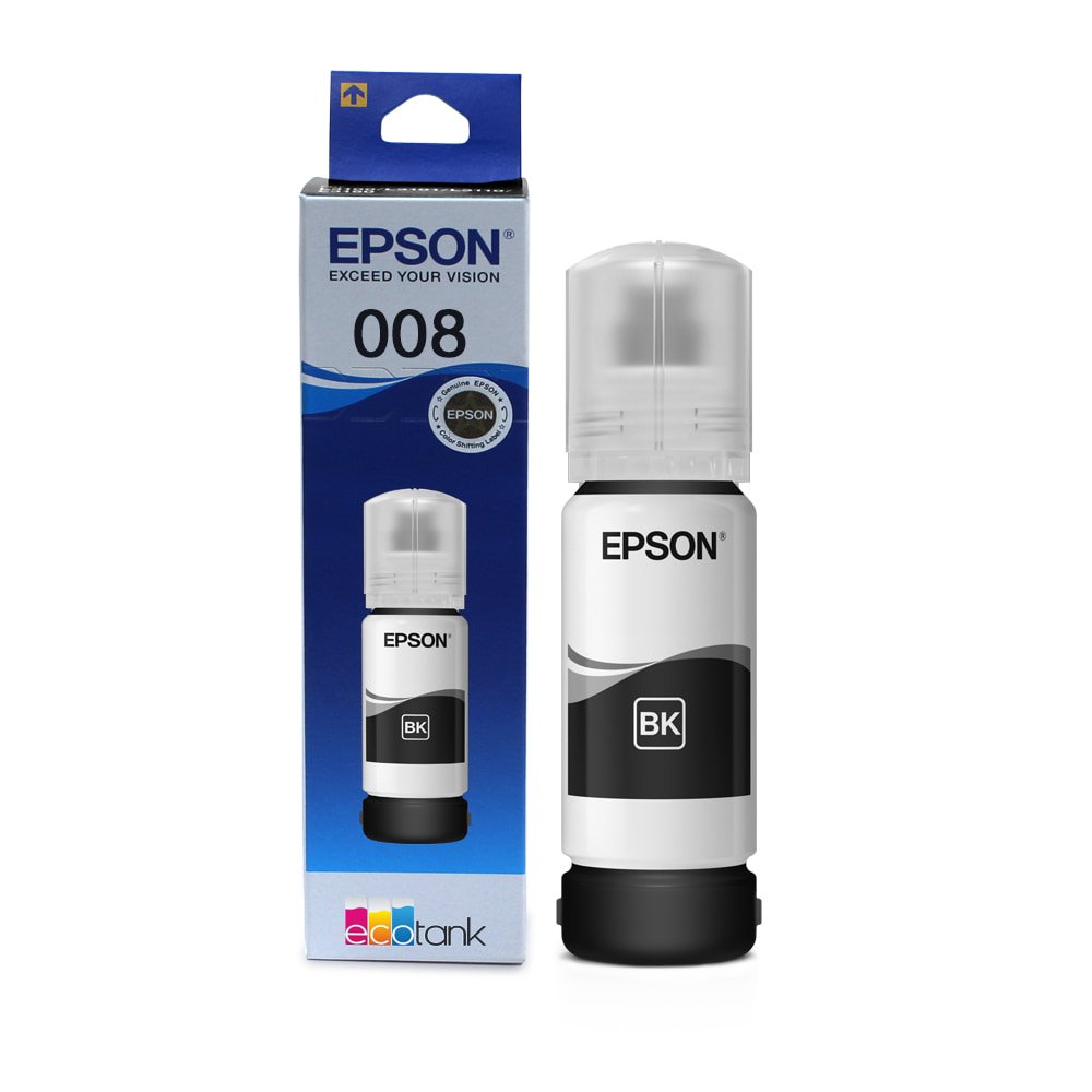 2026/03/389983.jpg Epson 008 pigment ink bottles Eco tank L6460 (BLACK) - Image 1