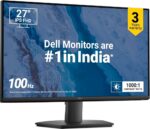 DELL SE2725HM 68.58 cm (27 inch) Full HD LED Backlit IPS Panel Monitor (SE2725HM- Ultra-Thin bezels,1x HDMI, 1xVGA,TÜV Rheinland® for 3-star eye comfort) (Frameless, Response Time: 5 ms, 100 Hz Refresh Rate)