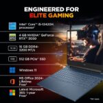 HP Victus Laptop Intel Core i5 13th Gen 13420H - (16 GB/512 GB SSD/Windows 11 Home/4 GB Graphics/NVIDIA GeForce RTX 3050 A) 15-fa2191TX Gaming Laptop (15.6 Inch, Performance blue, chrome logo, 2.29 Kg, With MS Office) With Bag. - Image 2
