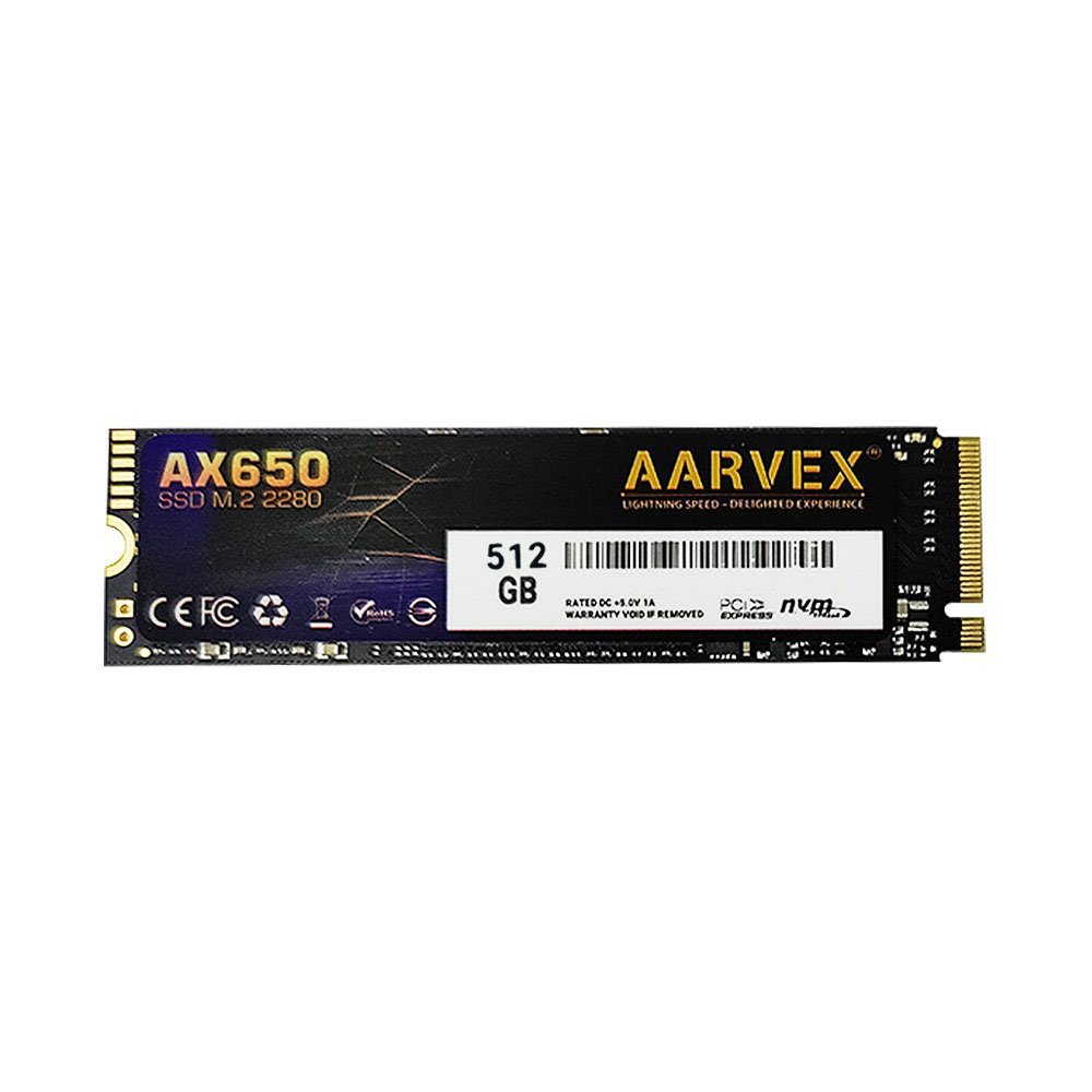 2026/08/118343.jpg Aarvex AX650 512GB NVMe M.2 SSD - Image 1